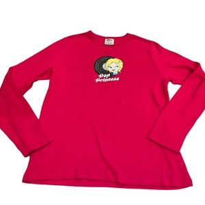 Fiorucci Women’s Long Sleeve Bright Pink T-Shirt, US Size L, UK Size 14, NWOT